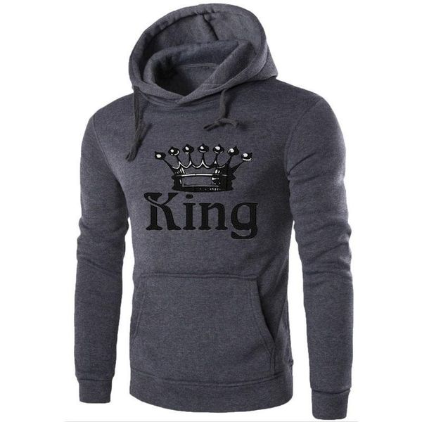 lovers hoodies mens clothing spring king queen printed hooded sweatshirts pullovers, Black
lovers hoodies mens clothing spring king queen printed hooded sweatshirts pullovers, Black
