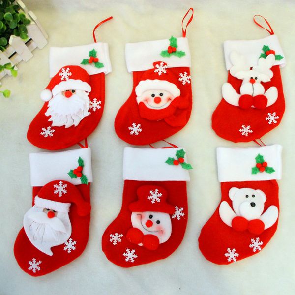 6pcs/lot of merry christmas socks christmas decoration for home santa claus gift ornaments decoration, kids gift bag
6pcs/lot of merry christmas socks christmas decoration for home santa claus gift ornaments decoration, kids gift bag