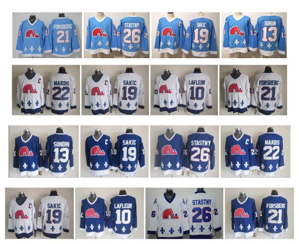vintage quebec nordiques jersey 13 mats sundin 19 joe sakic 21 peter forsberg 26 peter stastny 22 mario marois blue white ccm hockey jersey, Black;red
vintage quebec nordiques jersey 13 mats sundin 19 joe sakic 21 peter forsberg 26 peter stastny 22 mario marois blue white ccm hockey jersey, Black;red