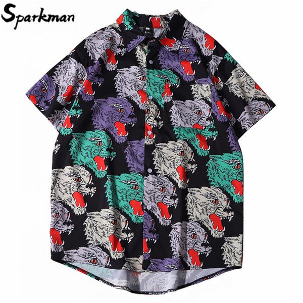 2020 hip hop shirt leopard head print men hawaiian shirt streetwear harajuku beach short sleeve summer aloha shirts thin, White;black
2020 hip hop shirt leopard head print men hawaiian shirt streetwear harajuku beach short sleeve summer aloha shirts thin, White;black