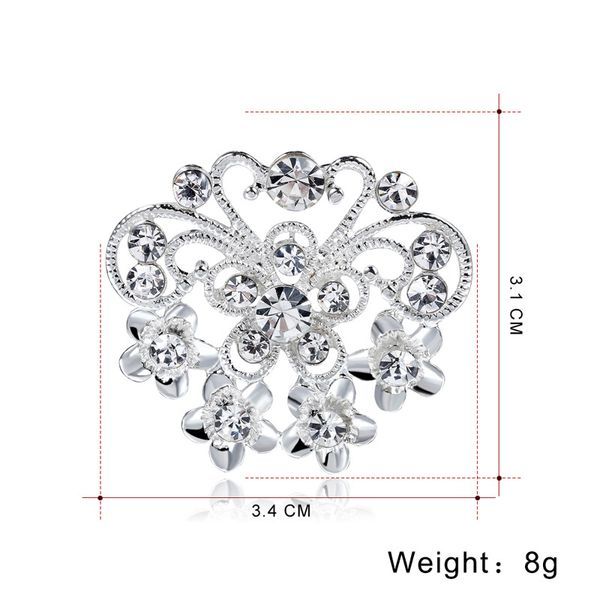 flyunhan small and exquisite butterfly brooch korean fashion wild alloy rhinestone corsage ladies jewelry, Gray
flyunhan small and exquisite butterfly brooch korean fashion wild alloy rhinestone corsage ladies jewelry, Gray