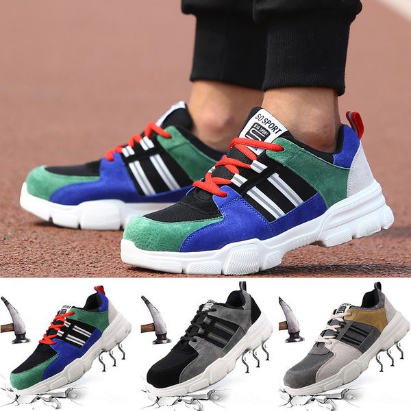 couple fahion woven safety shoes anti-smashing anti-piercing work shoes, Black
couple fahion woven safety shoes anti-smashing anti-piercing work shoes, Black