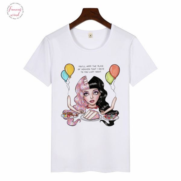 2019 women funny art print t shirt harajuku aesthetic tshirts female melanie martinez t shirt summer graphic tees women, White
2019 women funny art print t shirt harajuku aesthetic tshirts female melanie martinez t shirt summer graphic tees women, White