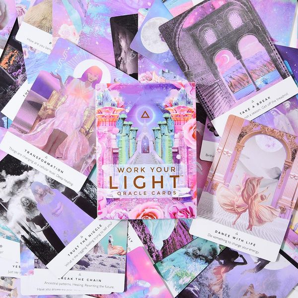 44 шт oracle таро карты sheets work your light board oracle card deck games palying карты game entertainment
44 шт oracle таро карты sheets work your light board oracle card deck games palying карты game entertainment