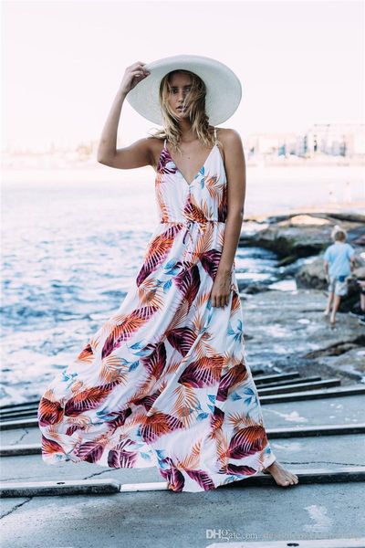 v neck flora printed women designer dresses women halter dresses female floor length casual apparel, Black;gray
v neck flora printed women designer dresses women halter dresses female floor length casual apparel, Black;gray
