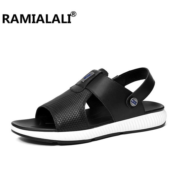 ramialali 2018 men summer sandals real leather shoes black white outdoor sandals comfortable mens shoes casual slip on
ramialali 2018 men summer sandals real leather shoes black white outdoor sandals comfortable mens shoes casual slip on