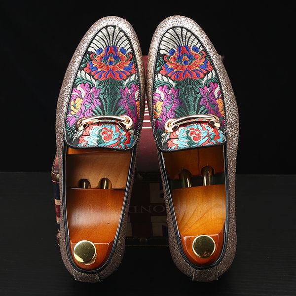 fashion loafers brand embroidered dress shoes super cool banquet party leather shoes multicolour business 48, Black
fashion loafers brand embroidered dress shoes super cool banquet party leather shoes multicolour business 48, Black