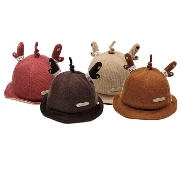 no.5 baby hat new casual fashion baby cap kids toddler cute cartoon antlers bucket hat children's gifts, Yellow
no.5 baby hat new casual fashion baby cap kids toddler cute cartoon antlers bucket hat children's gifts, Yellow