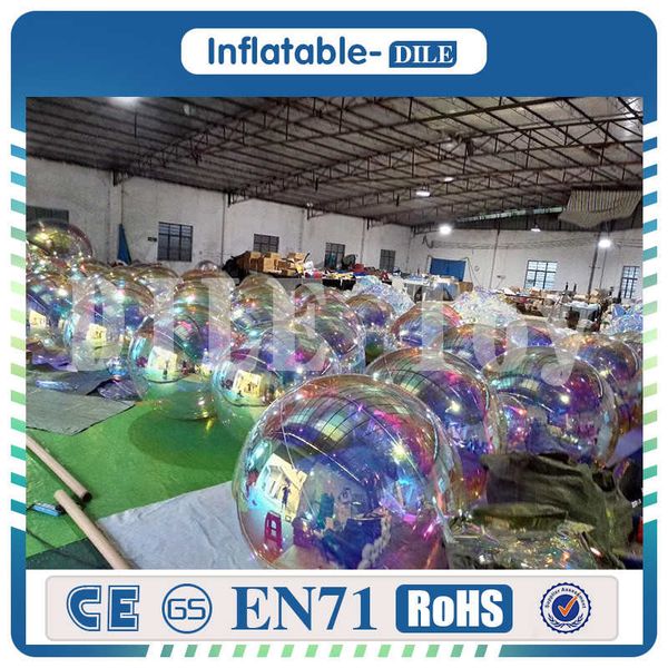 2019 Popular Inflatable Mirror Ball, Silver Reflective Ball, Inflatable Mirror Balloon For Advertising/party/wedding/decoration/activity