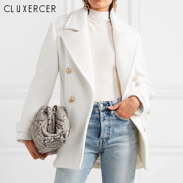 autmn winter coat female 2019 new fashion double breasted woolen coat casual turn-down collar women's outerwear, Black
autmn winter coat female 2019 new fashion double breasted woolen coat casual turn-down collar women's outerwear, Black