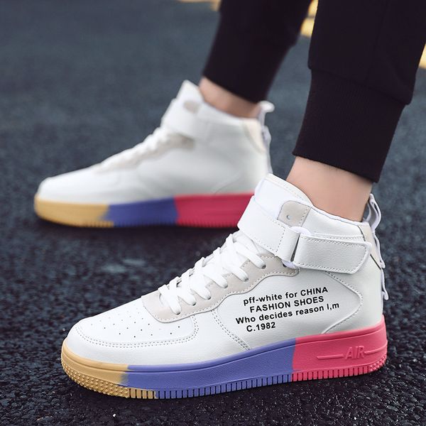 new hip hop men casual sneakers lace-up men shoes lightweight hook loop breathable walking sneakers tenis masculino adulto, Black
new hip hop men casual sneakers lace-up men shoes lightweight hook loop breathable walking sneakers tenis masculino adulto, Black