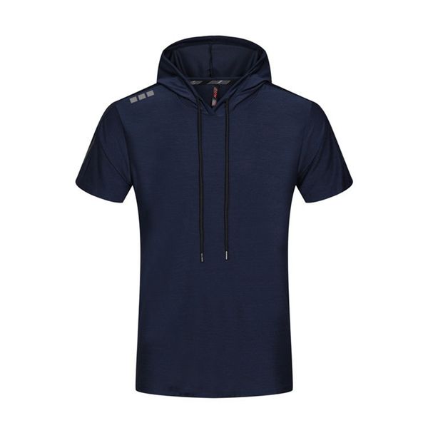 men sports short sleeves running t shirt jacket tight fitness soccer reflective gym training jogging hooded jackets, Black;blue
men sports short sleeves running t shirt jacket tight fitness soccer reflective gym training jogging hooded jackets, Black;blue