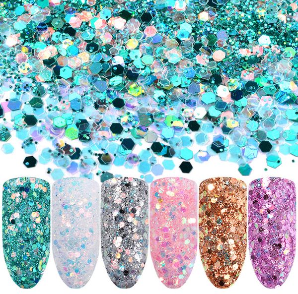 6 pcs/ set nail glitter magic color flash powder sequins light therapy bright pink nail polish decoration makeup tools, Silver;gold
6 pcs/ set nail glitter magic color flash powder sequins light therapy bright pink nail polish decoration makeup tools, Silver;gold
