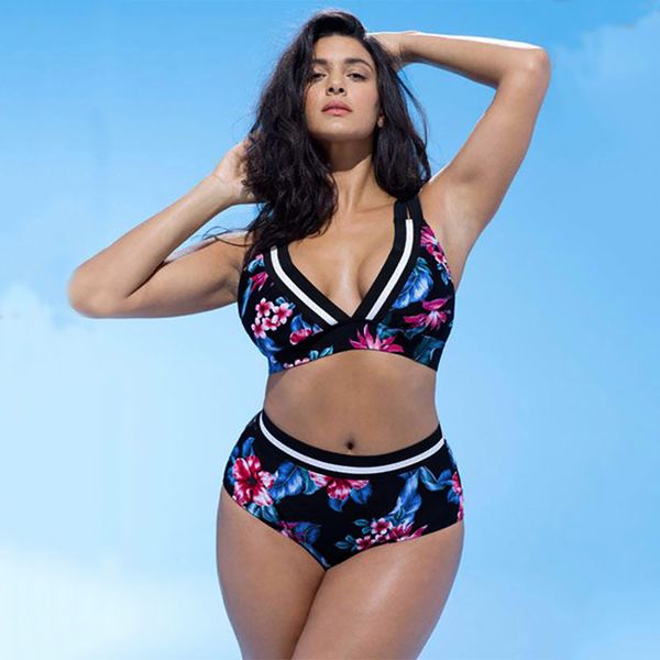 women's large size floral print split swimwear bikini 2019 swimwear women bikini two-piece high waist swimsuit beachwear
women's large size floral print split swimwear bikini 2019 swimwear women bikini two-piece high waist swimsuit beachwear