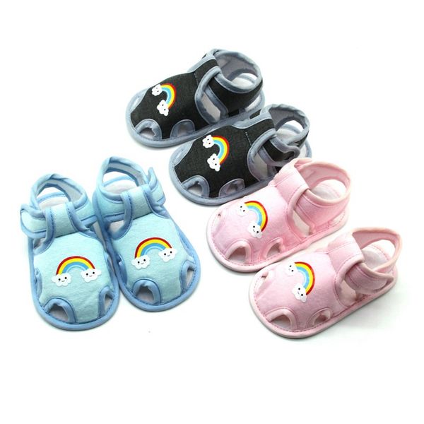 newborn baby shoes cute rainbow print hollow baby girl sandals cotton soft bottom infant toddler boy beach shoe, Black;red
newborn baby shoes cute rainbow print hollow baby girl sandals cotton soft bottom infant toddler boy beach shoe, Black;red