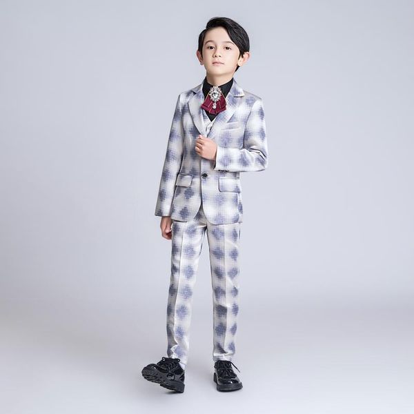 yuanlu kids suits for boy children clothes blazer jacket formal suit for wedding british style slim fit set mosaic pattern, Black
yuanlu kids suits for boy children clothes blazer jacket formal suit for wedding british style slim fit set mosaic pattern, Black