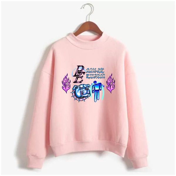 2020 spring billie eilish letter print turtleneck femme pink hoodies kawaii print harajuku sweatshirt kpop kawaii clothes, Black
2020 spring billie eilish letter print turtleneck femme pink hoodies kawaii print harajuku sweatshirt kpop kawaii clothes, Black