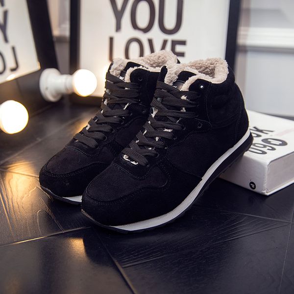 men ankle boots men warm snow boots nice heels winter male fur plush insole shoes warm botas shoes, Black
men ankle boots men warm snow boots nice heels winter male fur plush insole shoes warm botas shoes, Black
