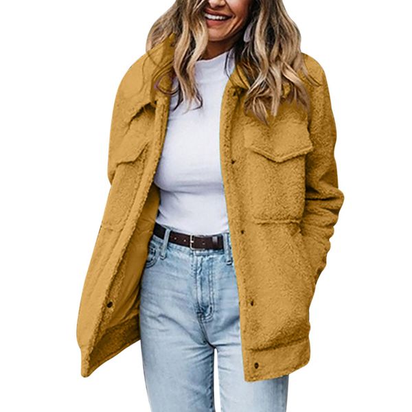 autumn winter faux fur coat women faux shearling fashion warm jacket solid color long sleeve teddy coat winter clothes women, Black
autumn winter faux fur coat women faux shearling fashion warm jacket solid color long sleeve teddy coat winter clothes women, Black