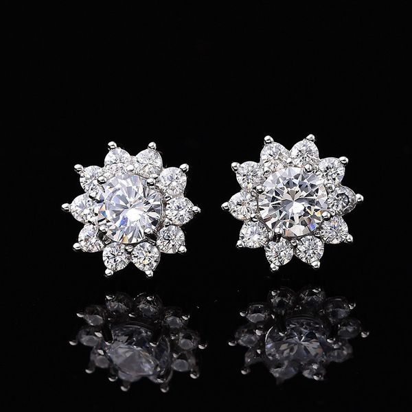 moissanite stud earrings 1ct d color vvs1 sunflower earrings girlfriend gift 925 sterling silver platinum plated earring certificate, Black
moissanite stud earrings 1ct d color vvs1 sunflower earrings girlfriend gift 925 sterling silver platinum plated earring certificate, Black