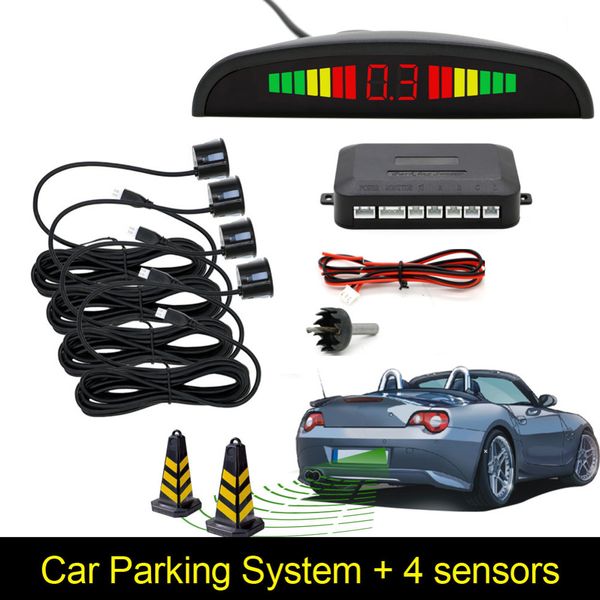 car auto parktronic led parking sensor with 4 sensors reverse backup car parking radar monitor detector system
car auto parktronic led parking sensor with 4 sensors reverse backup car parking radar monitor detector system