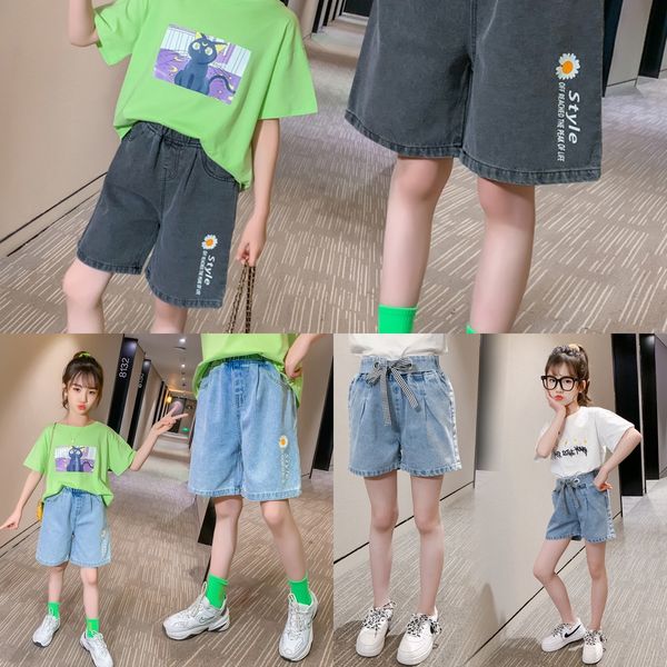 d0niq girls' denim thin 2020 western-style loose girls' big children wear shorts and shorts all-match five-point pants summer suit, Blue
d0niq girls' denim thin 2020 western-style loose girls' big children wear shorts and shorts all-match five-point pants summer suit, Blue