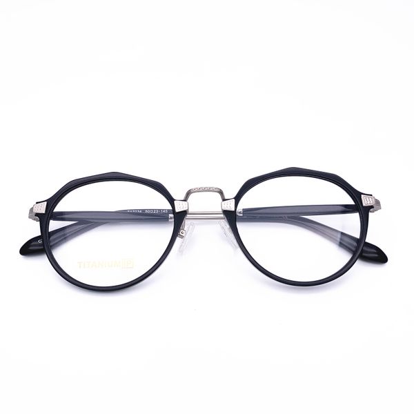 belight optical acetate with titanium vintage retro irregular shape men women glass prescription eyes spectacle frame eyewear 17034, Silver
belight optical acetate with titanium vintage retro irregular shape men women glass prescription eyes spectacle frame eyewear 17034, Silver