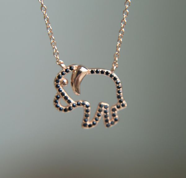 fashion-925 sterling silver small elephant korean simple black cz blue turquoiseds jewelry female accessories pendant animal necklace
fashion-925 sterling silver small elephant korean simple black cz blue turquoiseds jewelry female accessories pendant animal necklace