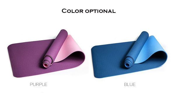 6mm double color 183cmx61cm tpe non-slip yoga mats for fitness tasteless brand pilates 8 color gym exercise pads with bag
6mm double color 183cmx61cm tpe non-slip yoga mats for fitness tasteless brand pilates 8 color gym exercise pads with bag