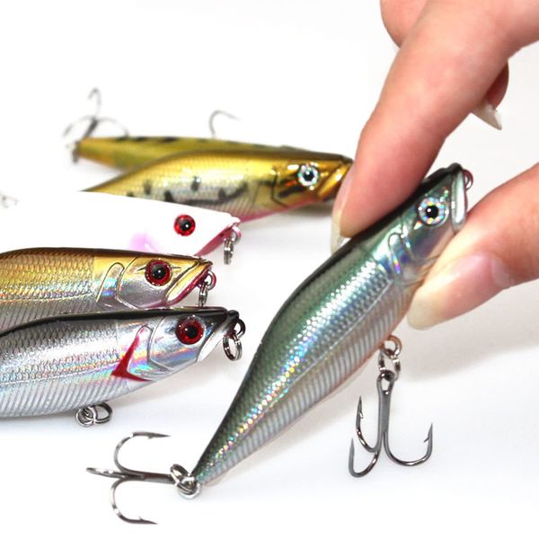 10pcs Walk Fishing 1Pcs 7cm 7.2g Popper Fishing Lures 3D Eyes Bait Crankbait Wobblers Isca Poper Pesca Japan fishing tackle C18122601
10pcs Walk Fishing 1Pcs 7cm 7.2g Popper Fishing Lures 3D Eyes Bait Crankbait Wobblers Isca Poper Pesca Japan fishing tackle C18122601