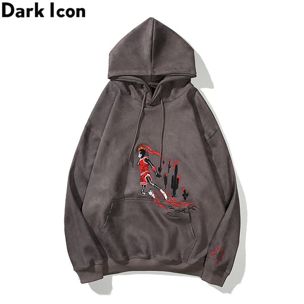 dark icon embroidery front pocket hoodie men suede material hip hop hoodies streetwear men clothing, Black
dark icon embroidery front pocket hoodie men suede material hip hop hoodies streetwear men clothing, Black