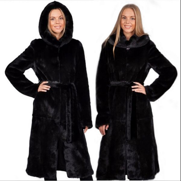 2019 the new female imitation fur coat haining fur mink hair lengthened with a hat mink coat female whole size s-6xl, Black
2019 the new female imitation fur coat haining fur mink hair lengthened with a hat mink coat female whole size s-6xl, Black