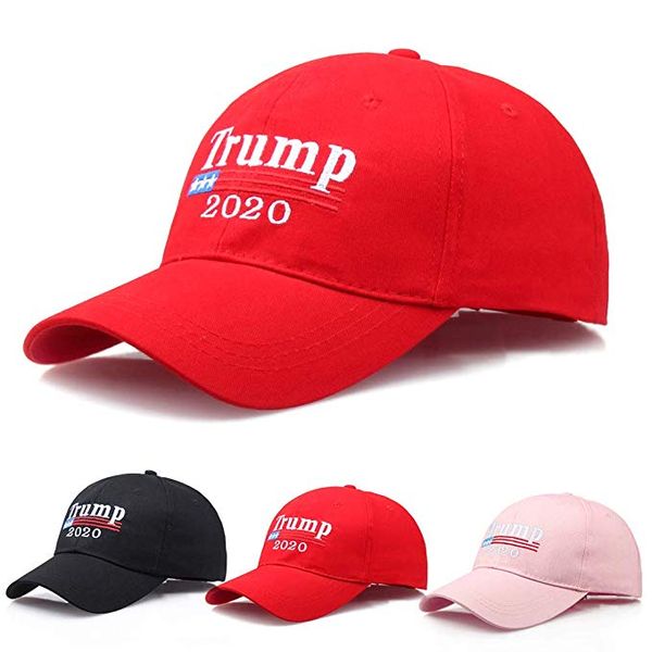 

new make america great again trump baseball cap 2020 republican baseball hat caps embroidered trump president cap wholesale, Black;white