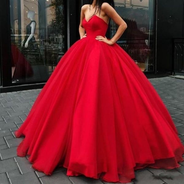 glamorous red ball gown prom dresses v-neck sleeveless lace-up backless quinceanera dress stylish puffy tulle 2019 evening gowns
glamorous red ball gown prom dresses v-neck sleeveless lace-up backless quinceanera dress stylish puffy tulle 2019 evening gowns