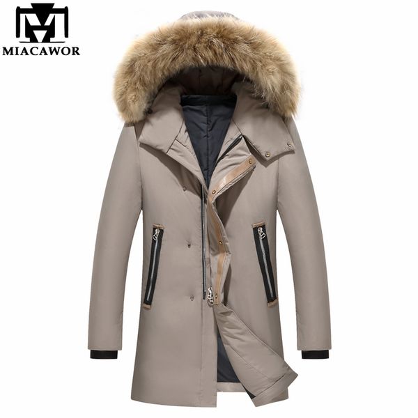 new 2018 winter jacket men thick warm 90% white duck down jacket business casual men parka hooded down coat j507, Black
new 2018 winter jacket men thick warm 90% white duck down jacket business casual men parka hooded down coat j507, Black