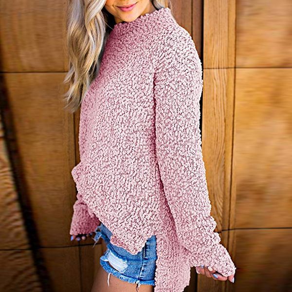 2019 knitted sweater plush long sleeve o-neck pullovers casual loose fashion soft women clothing autumn winter sweaters, White;black
2019 knitted sweater plush long sleeve o-neck pullovers casual loose fashion soft women clothing autumn winter sweaters, White;black