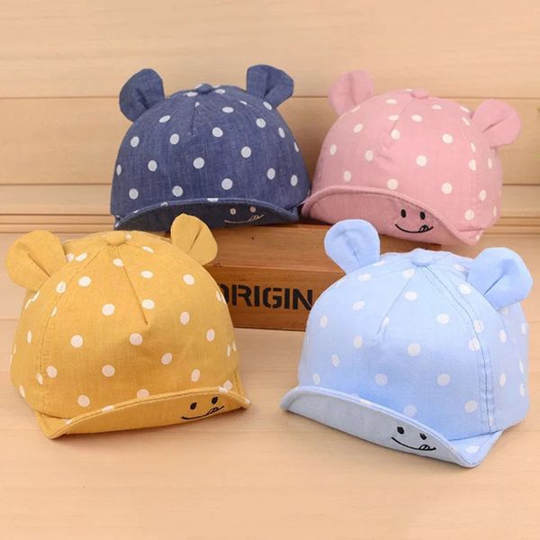 cute infant baby kids lovely cap bongrace hat smiling face wave point baseball cap sunhat toddler boys girls soft, Yellow
cute infant baby kids lovely cap bongrace hat smiling face wave point baseball cap sunhat toddler boys girls soft, Yellow