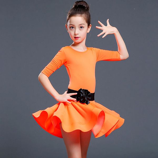 children and latin dance dress girl middle sleeve latin dance practice costume flat pants separated black belt suit jq-289, Black;red
children and latin dance dress girl middle sleeve latin dance practice costume flat pants separated black belt suit jq-289, Black;red