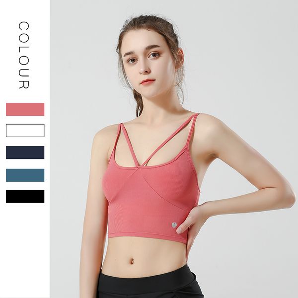 summer 2020 women's yoga wear yoga vest sports underwear fitness riding sports bra bra indoor sportswear, White;black
summer 2020 women's yoga wear yoga vest sports underwear fitness riding sports bra bra indoor sportswear, White;black