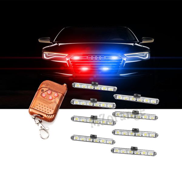8x6 led 12v strobe light warning control drl car truck flashing firemen flasher ambulance emergency day light
8x6 led 12v strobe light warning control drl car truck flashing firemen flasher ambulance emergency day light