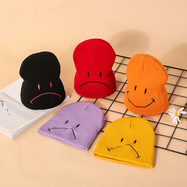 new autumn winter kid baby girls boys hat facial expression kids knitted beanies skull caps children warm hats 8colors m197, Yellow
new autumn winter kid baby girls boys hat facial expression kids knitted beanies skull caps children warm hats 8colors m197, Yellow