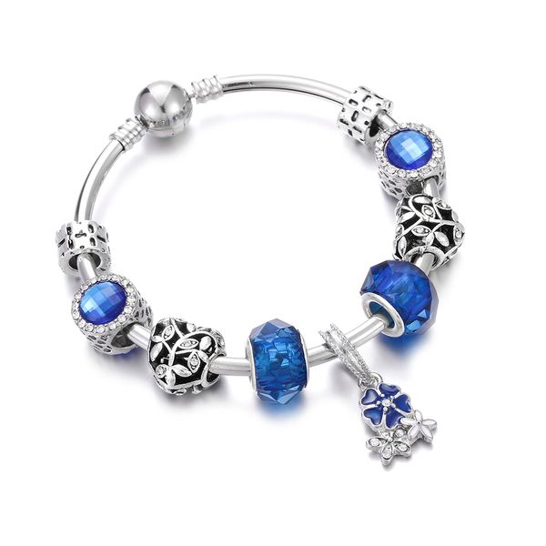 ladies bangle jewelry flower blue gem crystal beads smooth silver plated women bangles bracelets girl armband gift diy, Black
ladies bangle jewelry flower blue gem crystal beads smooth silver plated women bangles bracelets girl armband gift diy, Black
