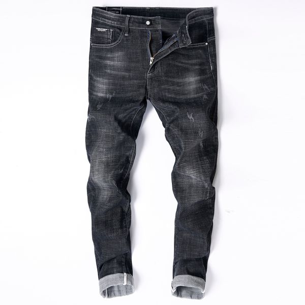 men's jeans 2021 black skinny spring and autumn solid color slim denim pants cotton elastic long size 38, Blue
men's jeans 2021 black skinny spring and autumn solid color slim denim pants cotton elastic long size 38, Blue