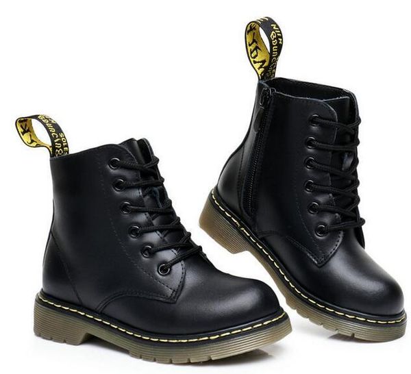 kids boy's girl's leather ankle boots toddler little kid big kid spring black martin boots with side-zipper size 26-40
kids boy's girl's leather ankle boots toddler little kid big kid spring black martin boots with side-zipper size 26-40