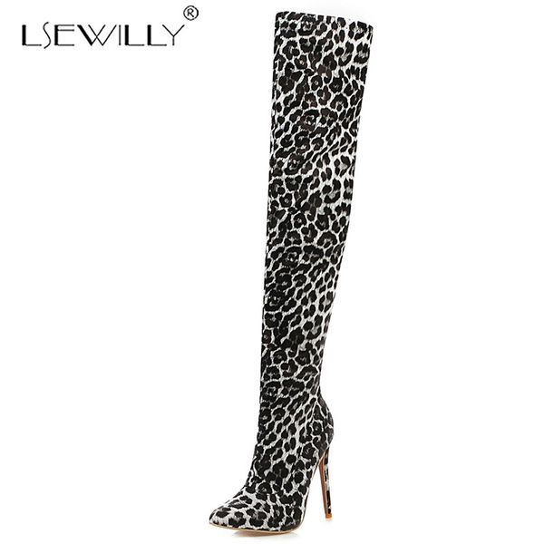 lsewilly plus size 30-48 fashion over the knee boots prom autumn winter boots leopard print thin heels prom 2020 k190, Black
lsewilly plus size 30-48 fashion over the knee boots prom autumn winter boots leopard print thin heels prom 2020 k190, Black