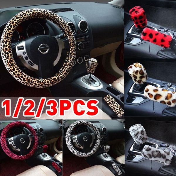 15 inch universal car steering wheel covers dish sets leopard pattern soft plush winter steering wheel car interior accessories
15 inch universal car steering wheel covers dish sets leopard pattern soft plush winter steering wheel car interior accessories