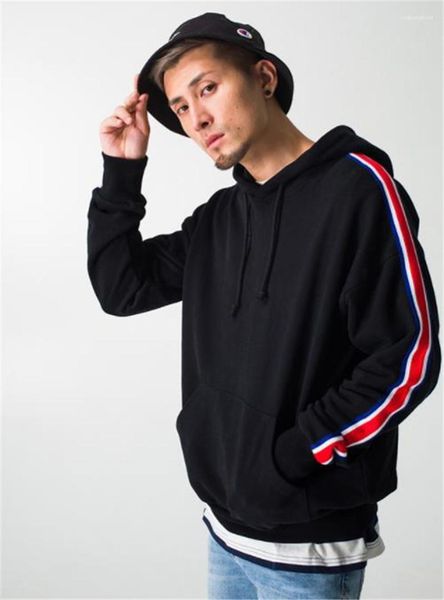 hoodies spring long sleeve hooded mens sweatshirts loose solid color casual male clothing striped printed mens, Black
hoodies spring long sleeve hooded mens sweatshirts loose solid color casual male clothing striped printed mens, Black