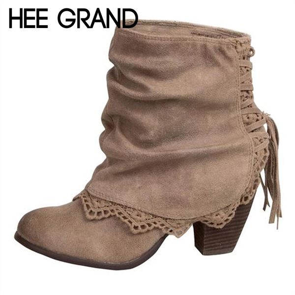 hee grand fringe women ankle boots casual platform shoes woman high heels western boots slip on winter women shoes xwx7134, Black
hee grand fringe women ankle boots casual platform shoes woman high heels western boots slip on winter women shoes xwx7134, Black