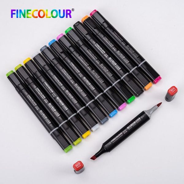 480 color finecolour dual head art markers pen oily alcoholic sketch marker soft brush pen art supplies for animation draw 1pcs
480 color finecolour dual head art markers pen oily alcoholic sketch marker soft brush pen art supplies for animation draw 1pcs
