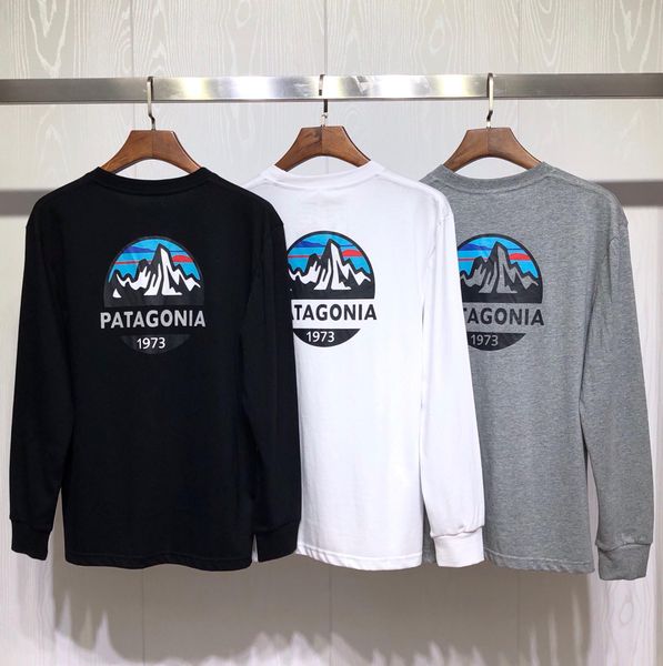 mountain patagonia tshirts 19fw designer men new autumn spring harajuku, White;black
mountain patagonia tshirts 19fw designer men new autumn spring harajuku, White;black